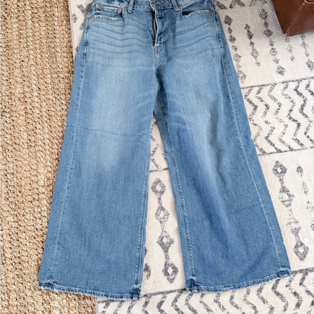 American Eagle Outfitters Light Blue Flare Jeans